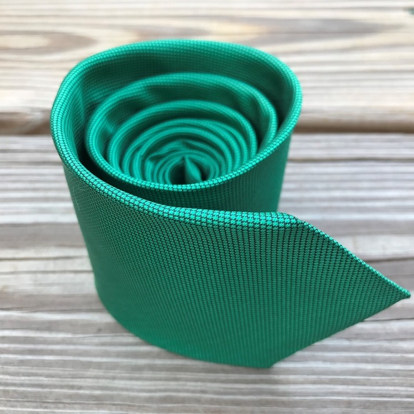 Men Tie Green Neck Tie Fashion Tie Handmade - Picture 5 of 8